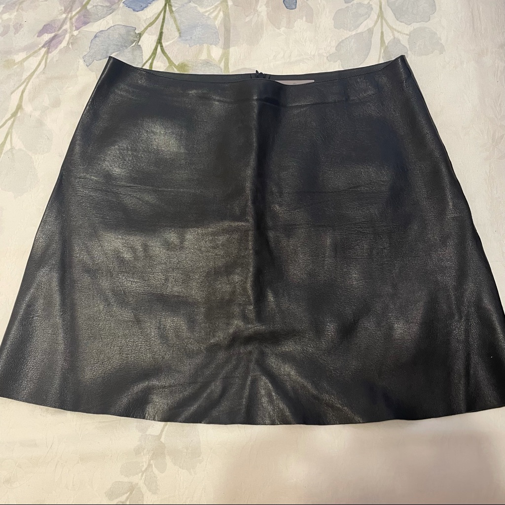Mulberry Leather Skirt